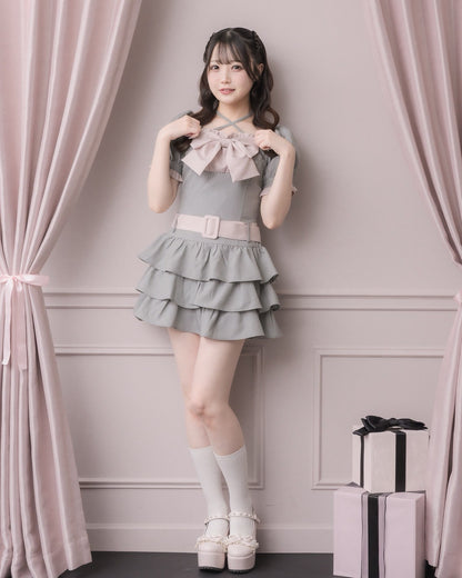 モデル身長：158cm/着用カラー：グレー