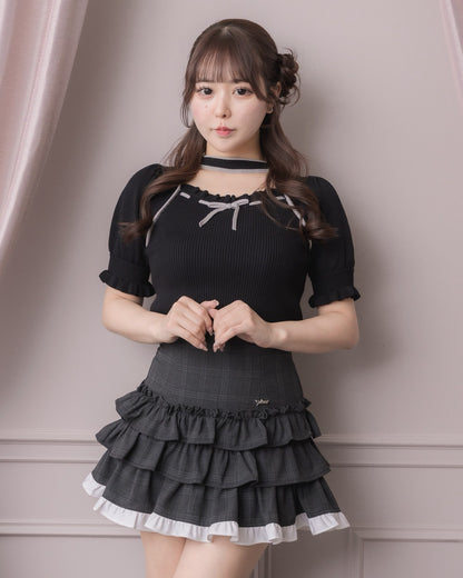 モデル身長：157cm/着用カラー：ブラック