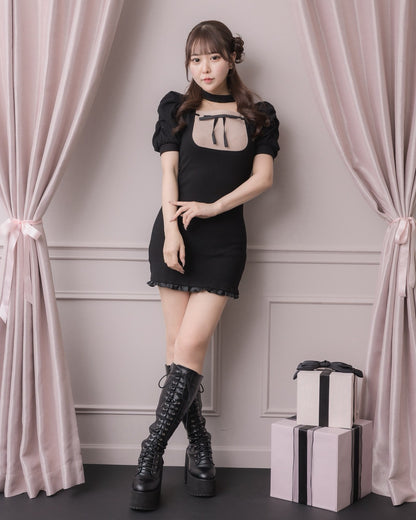 モデル身長：157cm/着用カラー：ブラック
