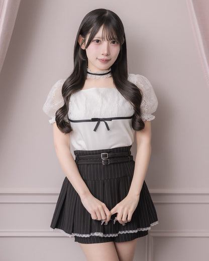 モデル身長：152cm/着用カラー：ホワイト