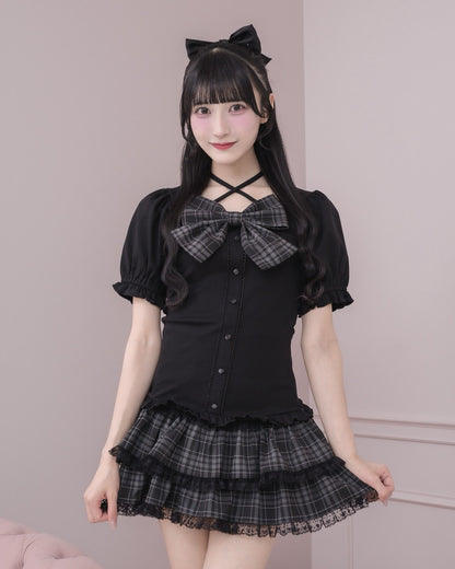 モデル身長：157cm/着用カラー：ブラック