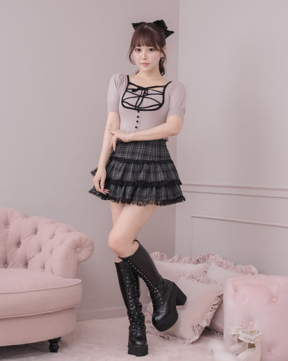 モデル身長：157cm/着用カラー：ブラック