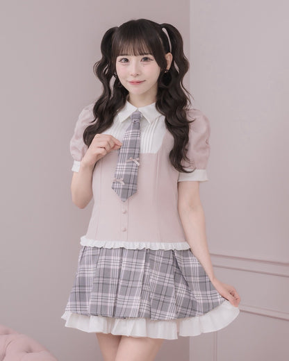 モデル身長：153cm/着用カラー：ピンク