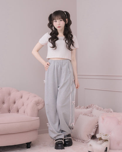 モデル身長：153cm/着用カラー：ピンク×グレー