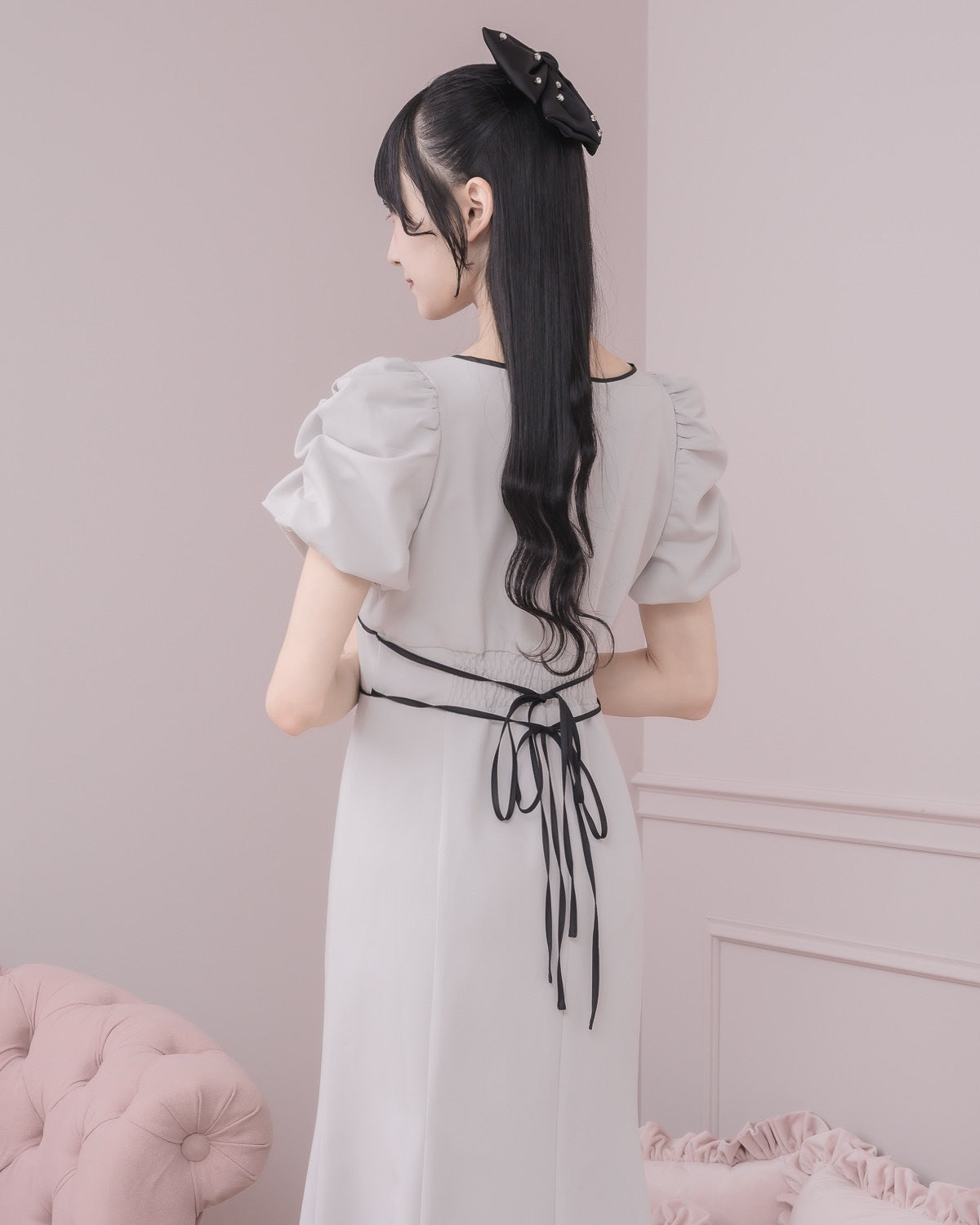 パイピングマーメイドロングワンピース – pium