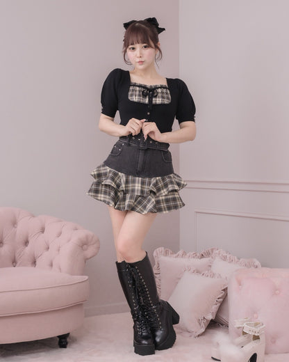モデル身長：157cm/着用カラー : ブラック