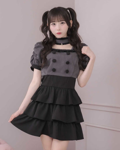 モデル身長：152cm/着用カラー：チャコール