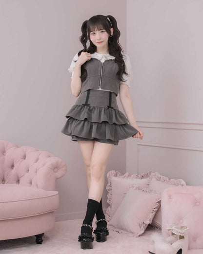 モデル身長：152cm/着用カラー：チャコール