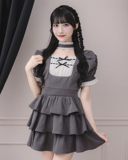 モデル身長：157cm/着用カラー : チャコール