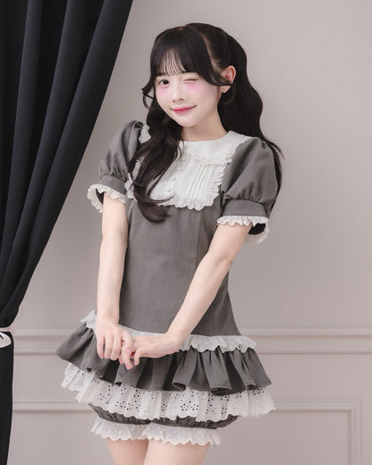 モデル身長：151cm/着用カラー : チャコール