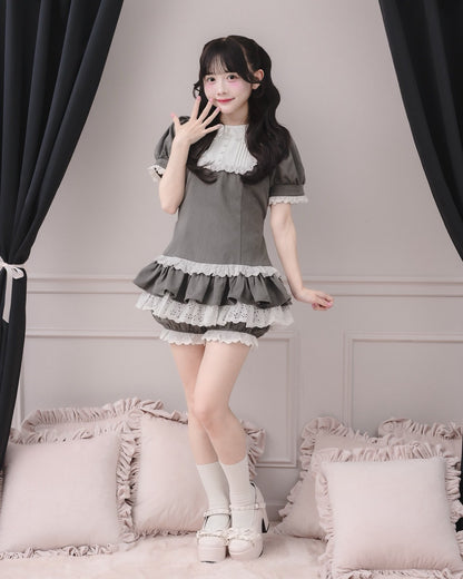 モデル身長：151cm/着用カラー : チャコール