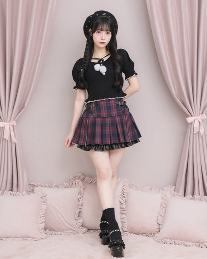 モデル身長：155cm/着用カラー：ブラック