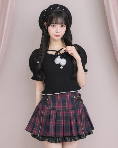 モデル身長：155cm/着用カラー：ブラック