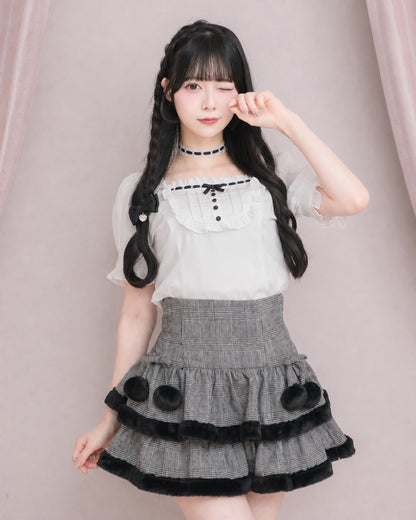 モデル身長：157cm/着用カラー：ホワイト