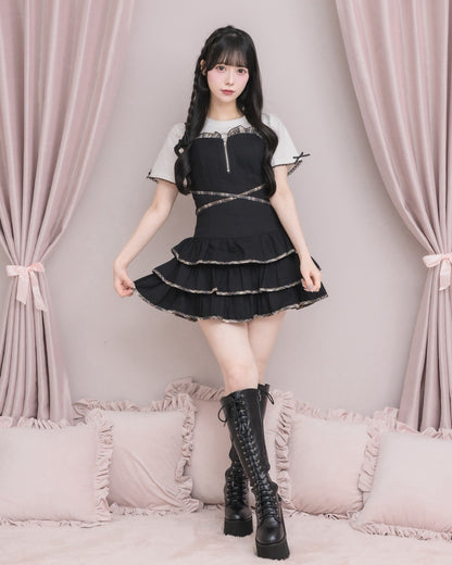 モデル身長：155cm/着用カラー：ベージュチェック