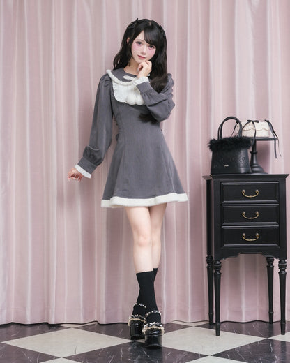 モデル身長：154cm/着用カラー:チャコール