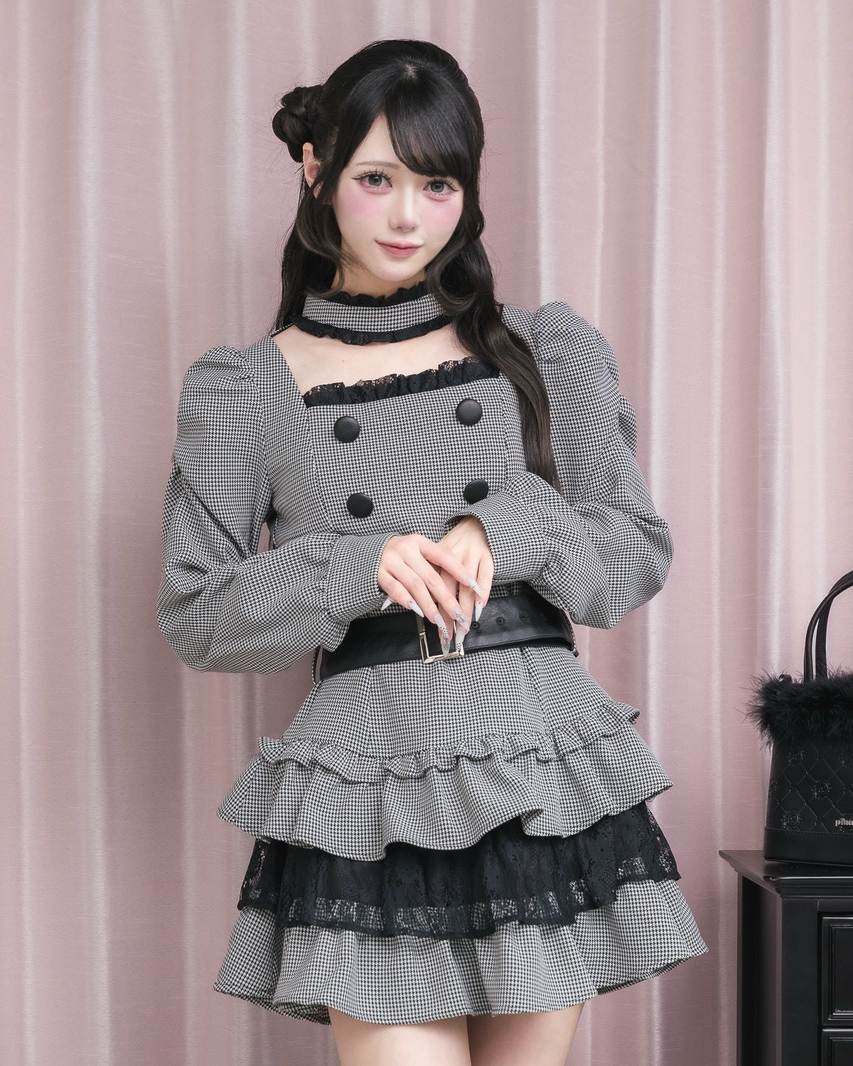 モデル身長：154cm/着用カラー:ミックス