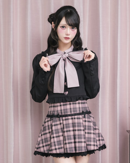 モデル身長：154cm/着用カラー:ブラック