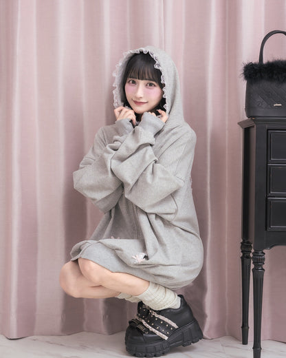 モデル身長：157cm/着用カラー：グレー