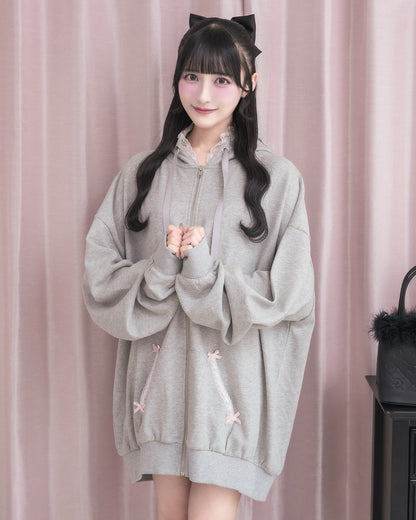 モデル身長：157cm/着用カラー：グレー