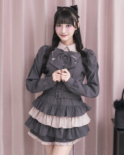 モデル身長：157cm/着用カラー：チャコール