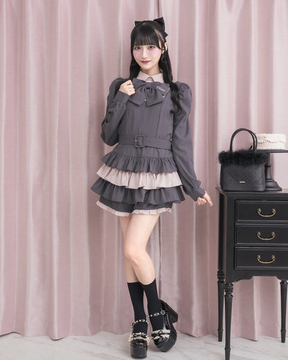 モデル身長：157cm/着用カラー：チャコール