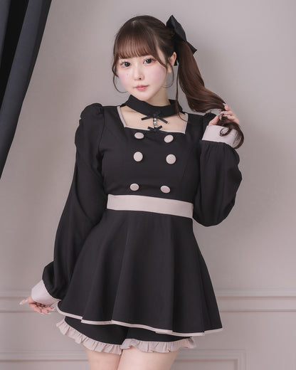 モデル身長：157cm/着用カラー：ブラック