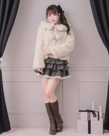 モデル身長：157cm/着用カラー：グレージュ