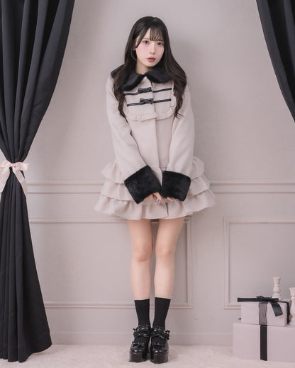 モデル身長：152cm/着用カラー：ピンク×ブラック