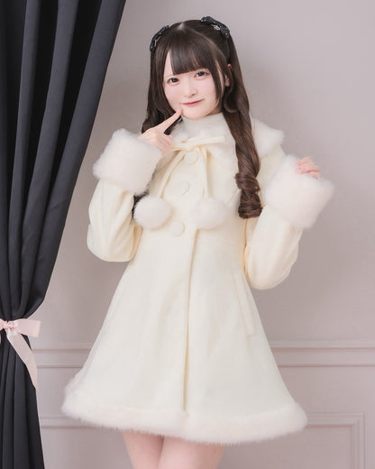 モデル身長：155cm/着用カラー：ホワイト