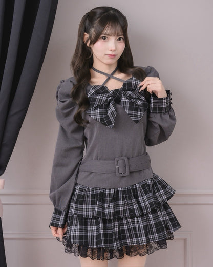 モデル身長：154cm/着用カラー：チャコール