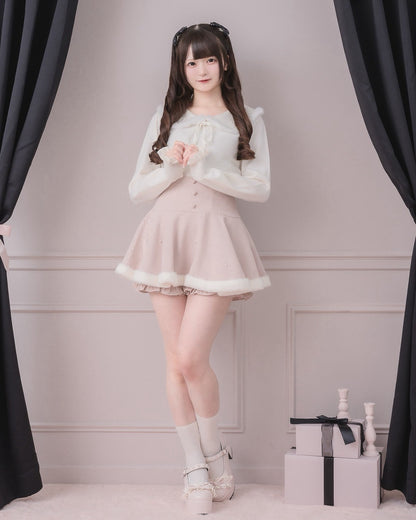 モデル身長：155cm/着用カラー：ホワイト