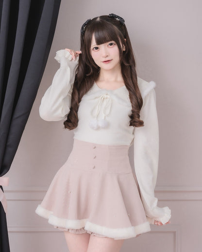 モデル身長：155cm/着用カラー：ホワイト