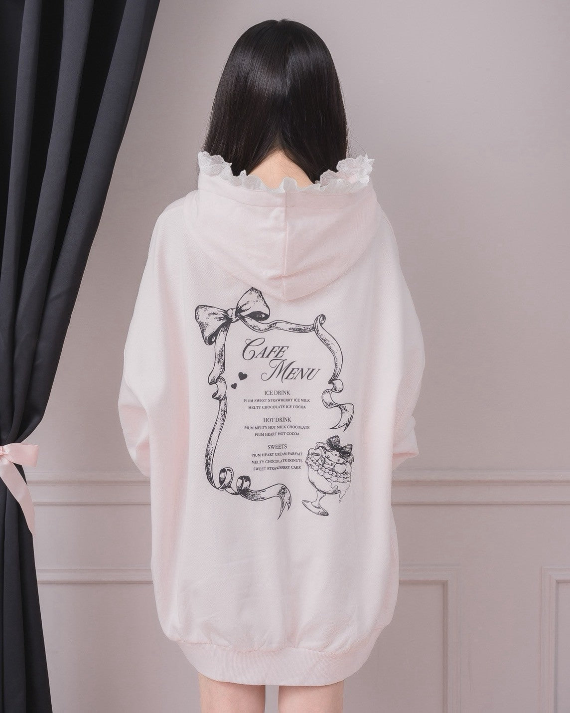 モデル身長：152cm/着用カラー：ピンク