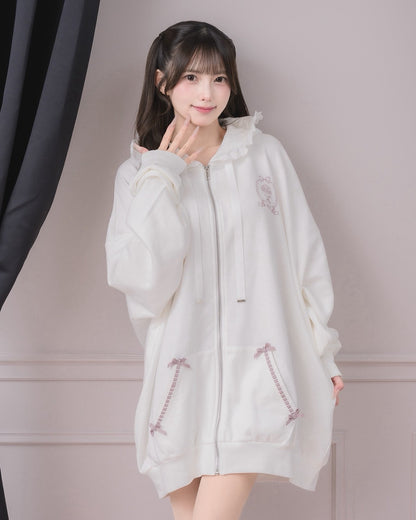 モデル身長：154cm/着用カラー：ホワイト