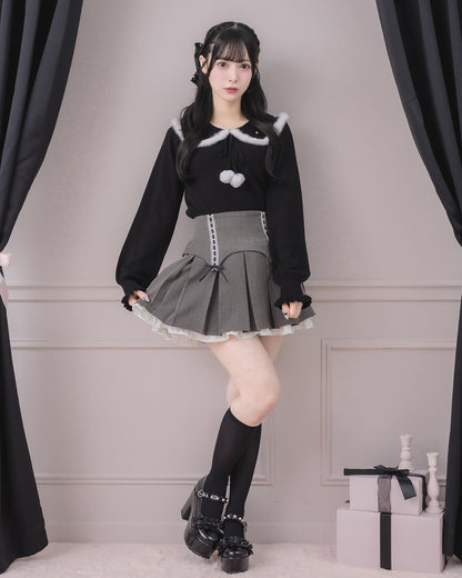 モデル身長：155cm/着用カラー：チャコール