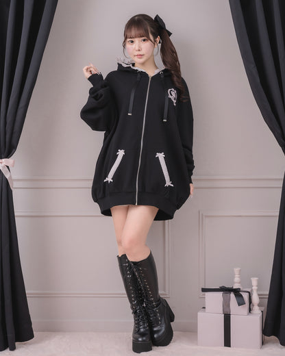 モデル身長：157cm/着用カラー：ブラック
