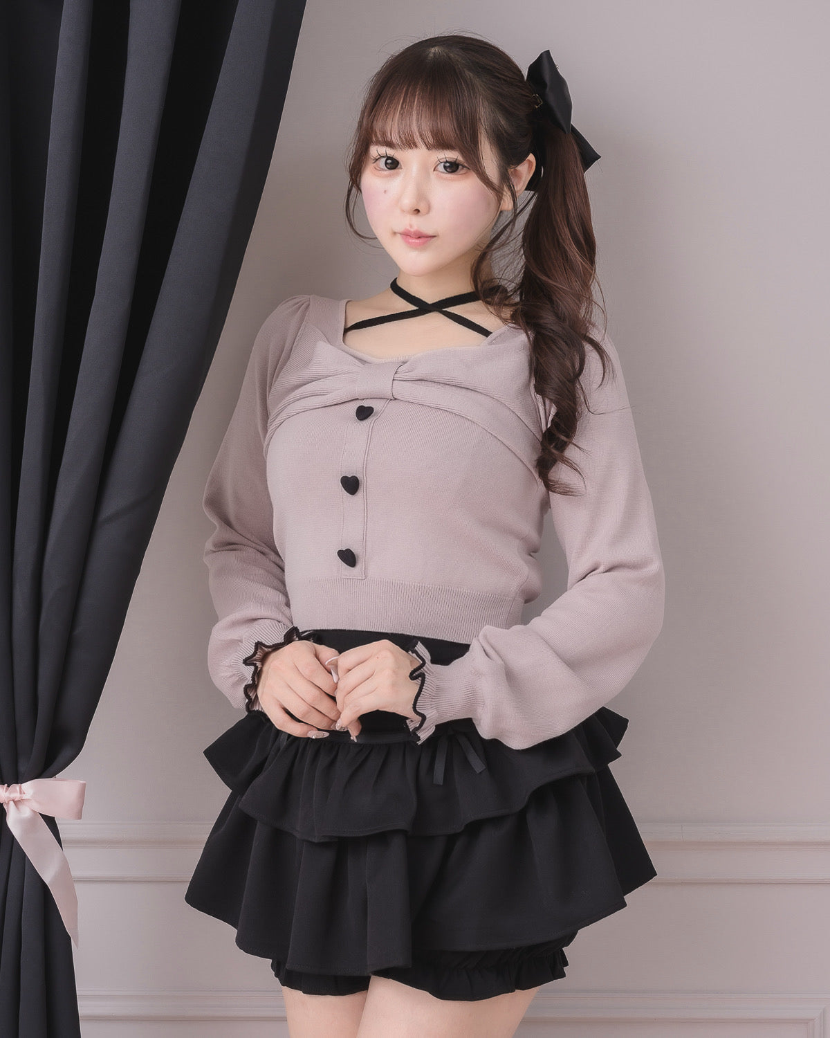 モデル身長：157cm/着用カラー：ピンク