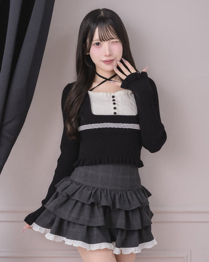 モデル身長：152cm/着用カラー：ブラック