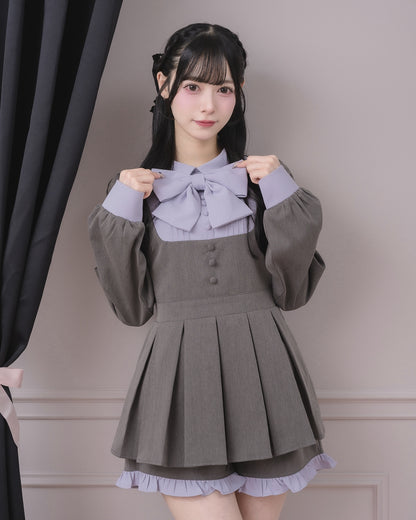 モデル身長：155cm/着用カラー：チャコール