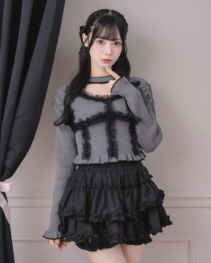 モデル身長：155cm/着用カラー：チャコール