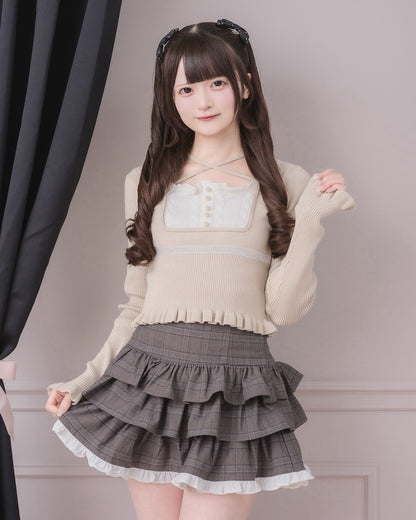 モデル身長：155cm/着用カラー：ベージュ