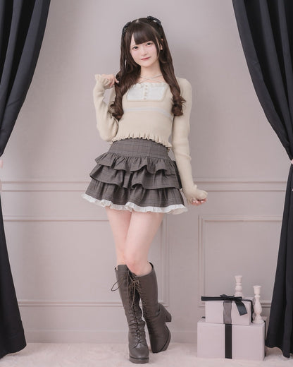 モデル身長：155cm/着用カラー：ベージュ