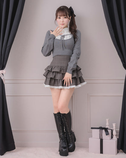 モデル身長：157cm/着用カラー：チャコール