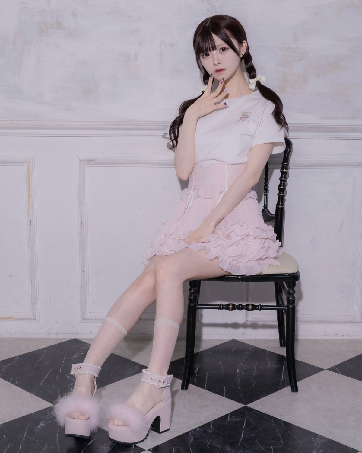 着用カラー:ピンク