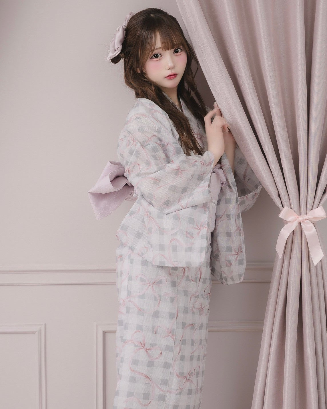モデル身長：160cm/着用カラー：グレー