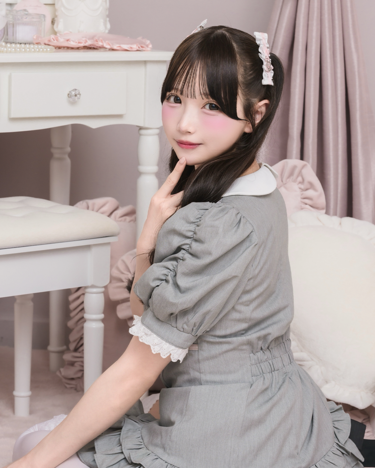 Baby Milk ハンドクリーム×フリルリボンヘアクリップセット