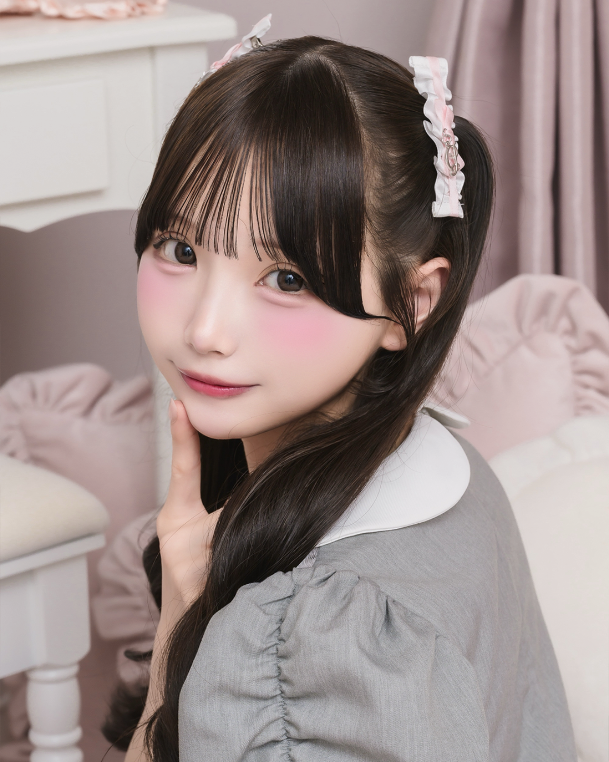 Baby Milk ハンドクリーム×フリルリボンヘアクリップセット