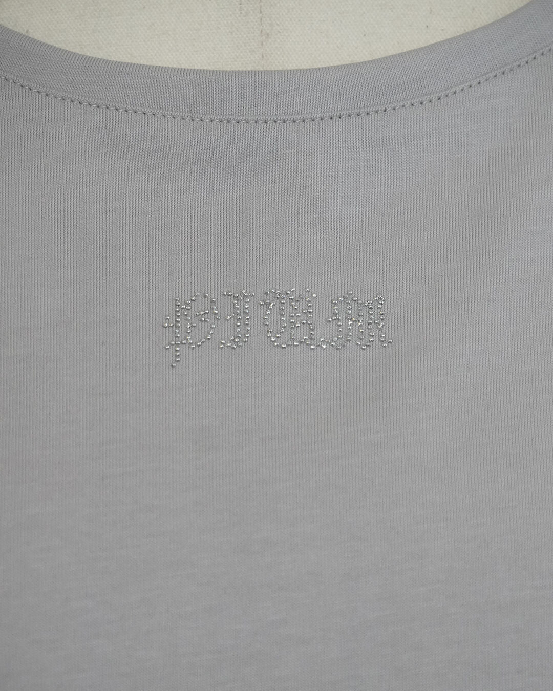 ラインストーンロゴTシャツ