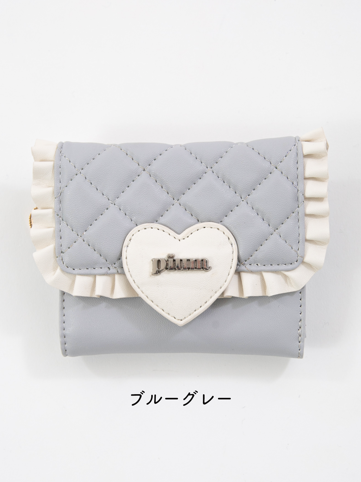 piumハートキルティングミニウォレット piumハートキルティングミニウォレット